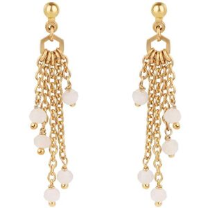 Moonstone earrings for women Sloya Elyssa Blanc 3,5x1,3 cm Moonstone earrings for women Sloya Elyssa Blanc 3,5x1,3 cm