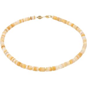 Yellow jade necklace for women Sloya Blima Jaune 41/44,5 cm Yellow jade necklace for women Sloya Blima Jaune 41/44,5 cm