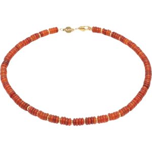 Red Agate Stone Necklace for Women Sloya Blima Rouge 41/44,5 cm Red Agate Stone Necklace for Women Sloya Blima Rouge 41/44,5 cm