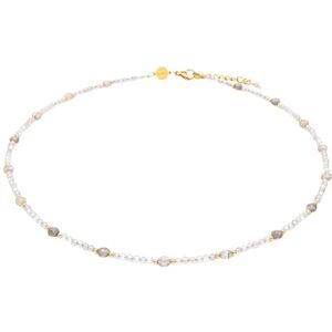 Labradorite necklace for women Sloya Paloma Gris 39,5/43 cm Labradorite necklace for women Sloya Paloma Gris 39,5/43 cm