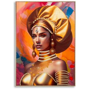 Framed canvas wall art Mauro Ferretti Samira Multicolore 72x4,5x102 cm Framed canvas wall art Mauro Ferretti Samira Multicolore 72x4,5x102 cm