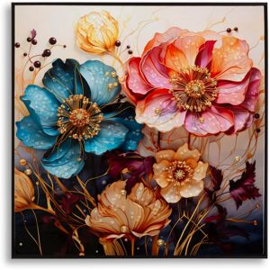 Framed canvas wall art Mauro Ferretti Laccato Narcy A Multicolore 82x4x82 cm Framed canvas wall art Mauro Ferretti Laccato Narcy A Multicolore 82x4x82 cm