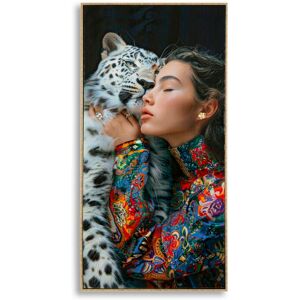 Framed canvas wall art Mauro Ferretti Laccato Moira A Multicolore 52x4x102 cm Framed canvas wall art Mauro Ferretti Laccato Moira A Multicolore 52x4x102 cm