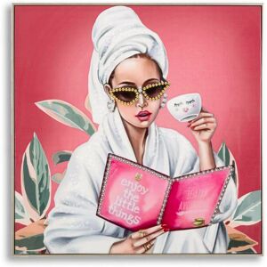 Framed canvas wall art Mauro Ferretti Laccato Luxury A Multicolore 82x4x82 cm Framed canvas wall art Mauro Ferretti Laccato Luxury A Multicolore 82x4x82 cm