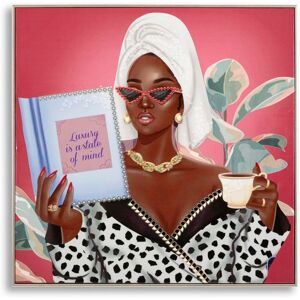 Framed canvas wall art Mauro Ferretti Laccato Luxury B Multicolore 82x4x82 cm Framed canvas wall art Mauro Ferretti Laccato Luxury B Multicolore 82x4x82 cm