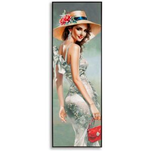 Framed canvas wall art Mauro Ferretti Laccato Elegant A Multicolore 52x4,5x152 cm Framed canvas wall art Mauro Ferretti Laccato Elegant A Multicolore 52x4,5x152 cm