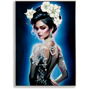 Framed canvas wall art Mauro Ferretti Laccato Isabel B Multicolore 72x4x102 cm Framed canvas wall art Mauro Ferretti Laccato Isabel B Multicolore 72x4x102 cm