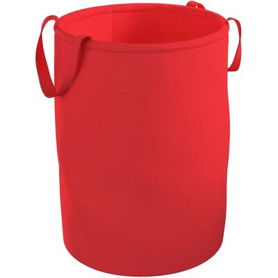 Yellow Tipi Toy Storage Basket - Cotton - Red - 30x40cm Yellow Tipi Toy Storage Basket - Cotton - Red - 30x40cm
