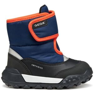 Boys' nylon winter boots baby Geox Trekkyup ABX Bleu 21 Boys' nylon winter boots baby Geox Trekkyup ABX Bleu 21