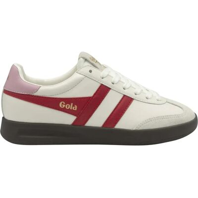 Gola Cyclone Leather Trainers - White/Red/Candy - Trainers Gola Cyclone Leather Trainers - White/Red/Candy - Trainers
