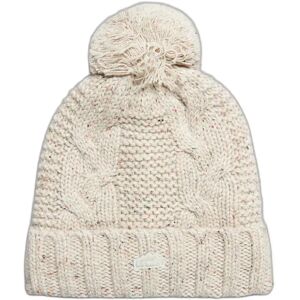Woman's knitted pompon hat Superdry Beige One size Woman's knitted pompon hat Superdry Beige One size