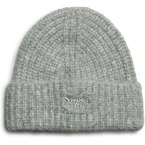 Women's ribbed knit hat Superdry Gris One size Women's ribbed knit hat Superdry Gris One size