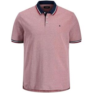 Polo shirt large size Jack & Jones Paulos Rouge 2XL Polo shirt large size Jack & Jones Paulos Rouge 2XL