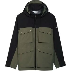 Mid-length waterproof jacket with hood Aigle MTD Vert M Mid-length waterproof jacket with hood Aigle MTD Vert M