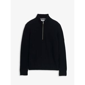 High-neck jumper with half-zip in polyamide wool Aigle Esssential Bleu M High-neck jumper with half-zip in polyamide wool Aigle Esssential Bleu M