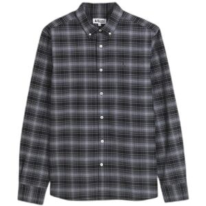 Checked shirt with long sleeves Aigle Dry Fast Noir L Checked shirt with long sleeves Aigle Dry Fast Noir L