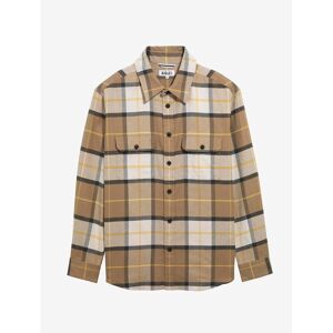 Long-sleeved plaid shirt Aigle Beige S Long-sleeved plaid shirt Aigle Beige S