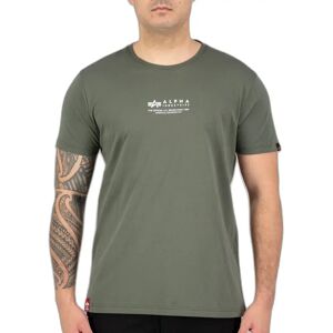 Alpha Industries Men - T-Shirts Alpha Wording T - Casual Style Alpha Industries Men - T-Shirts Alpha Wording T - Casual Style