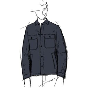 Coat Geox Monreale Bleu 58 Coat Geox Monreale Bleu 58