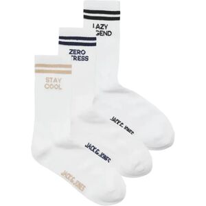 Chaussettes Jack & Jones Collie (x3) Blanc TU Chaussettes Jack & Jones Collie (x3) Blanc TU