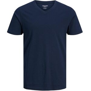 V-neck T-shirt Jack & Jones Organic Basic Bleu XS V-neck T-shirt Jack & Jones Organic Basic Bleu XS