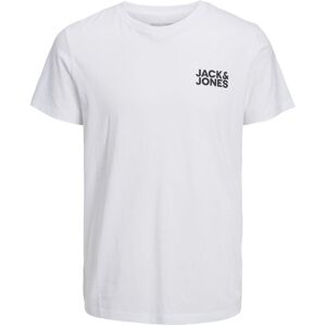 Logo T-shirt Jack & Jones Corp PLS Blanc 5XL Logo T-shirt Jack & Jones Corp PLS Blanc 5XL