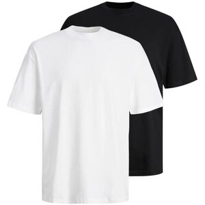 T-shirt Jack & Jones Bradley (x2) Noir XS T-shirt Jack & Jones Bradley (x2) Noir XS