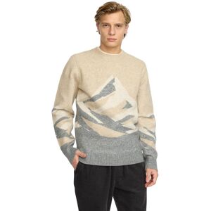 Knit crew neck jumper Revolution Blanc L Knit crew neck jumper Revolution Blanc L