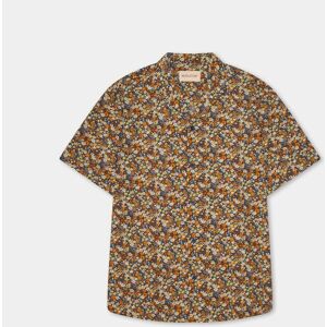 Short-sleeved shirt Revolution Cuban Orange 2XL Short-sleeved shirt Revolution Cuban Orange 2XL