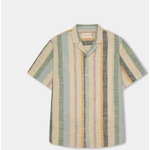 Short-sleeved shirt Revolution Cuban Vert 2XL Short-sleeved shirt Revolution Cuban Vert 2XL