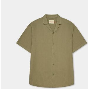 Short-sleeved shirt Revolution Cuban Vert M Short-sleeved shirt Revolution Cuban Vert M