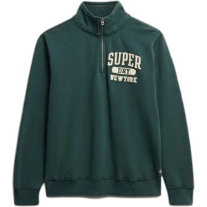 Sweater with zipped collar Superdry Vintage Athletic Vert S Sweater with zipped collar Superdry Vintage Athletic Vert S