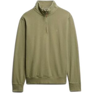 Classic trucker collar sweatshirt Superdry Essential Vert M Classic trucker collar sweatshirt Superdry Essential Vert M