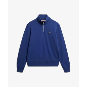Polo neck jumper Superdry Preppy Bleu L Polo neck jumper Superdry Preppy Bleu L