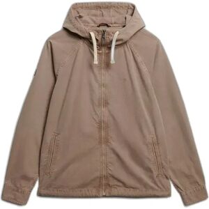 Faded twill hooded jacket Superdry Beige L Faded twill hooded jacket Superdry Beige L