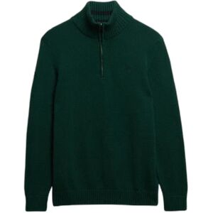 Cotton sweater with a trucker collar Superdry Vert S Cotton sweater with a trucker collar Superdry Vert S