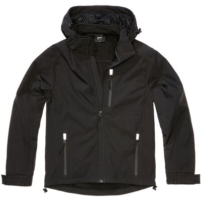 Jacket Brandit Softshell Hurricane Black 7XL Jacket Brandit Softshell Hurricane Black 7XL