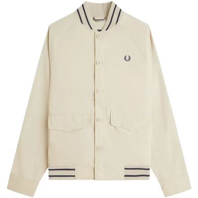 Bomber Jacket Fred Perry Beige L Bomber Jacket Fred Perry Beige L