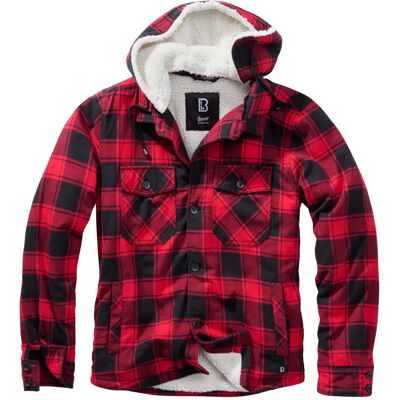 Hooded overshirt Brandit Lumber Rouge 6XL Hooded overshirt Brandit Lumber Rouge 6XL