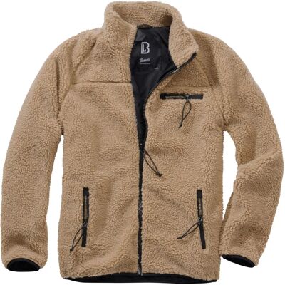 Zipped fleece Brandit Teddy Marron 3XL Zipped fleece Brandit Teddy Marron 3XL