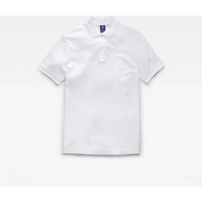 Polo shirt G-Star Dunda slim Blanc M Polo shirt G-Star Dunda slim Blanc M