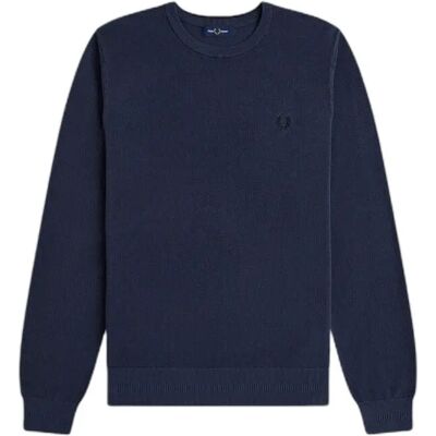 Pique Knit Jumper Fred Perry Bleu XL Pique Knit Jumper Fred Perry Bleu XL