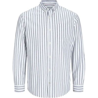 Long sleeve shirt Jack & Jones Oxford PLS Bleu 4XL Long sleeve shirt Jack & Jones Oxford PLS Bleu 4XL