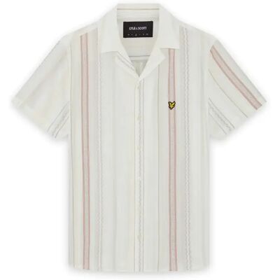 Shirt Lyle & Scott Zig Zag Blanc S Shirt Lyle & Scott Zig Zag Blanc S