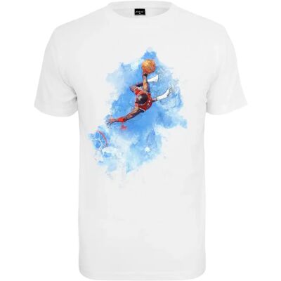 Mister Tee White Basketball Clouds T-Shirt - T-Shirt Mister Tee White Basketball Clouds T-Shirt - T-Shirt