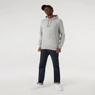 New Era Los Angeles Chargers Hoodie - 2XL - Grey New Era Los Angeles Chargers Hoodie - 2XL - Grey