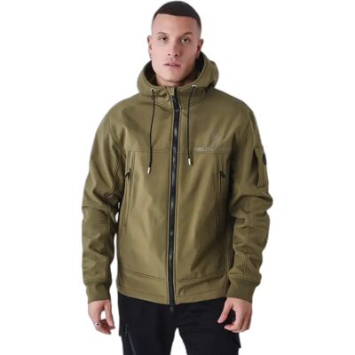 Project X Paris Dark olive Techwear Jacket - Man Project X Paris Dark olive Techwear Jacket - Man