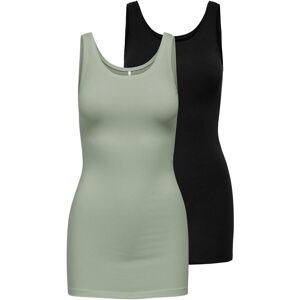 Women's vests Only onllive love (x2) Vert M Women's vests Only onllive love (x2) Vert M