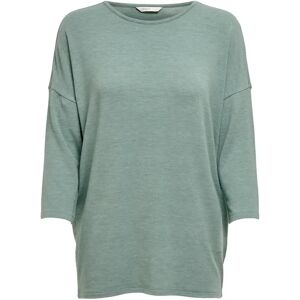 Women's T-shirt Only Glamour manches 3/4 Vert S Women's T-shirt Only Glamour manches 3/4 Vert S