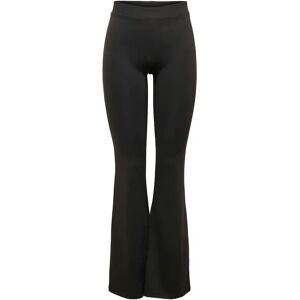 Trousers woman Only Fever stretch flaired Noir Lx32 Trousers woman Only Fever stretch flaired Noir Lx32